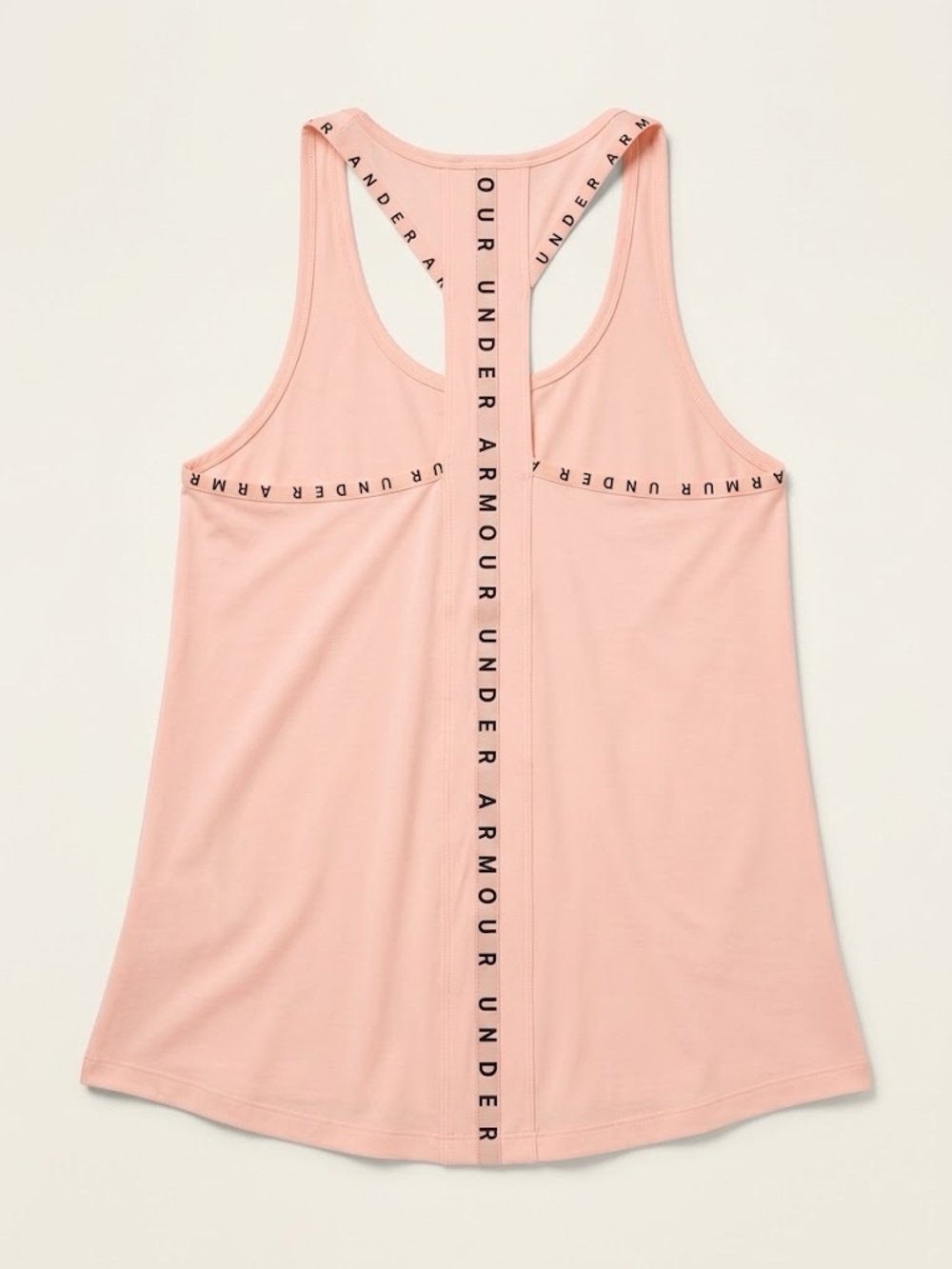 Under Armour Light Orange Racerback Performance Tank - Picture 2 of 2